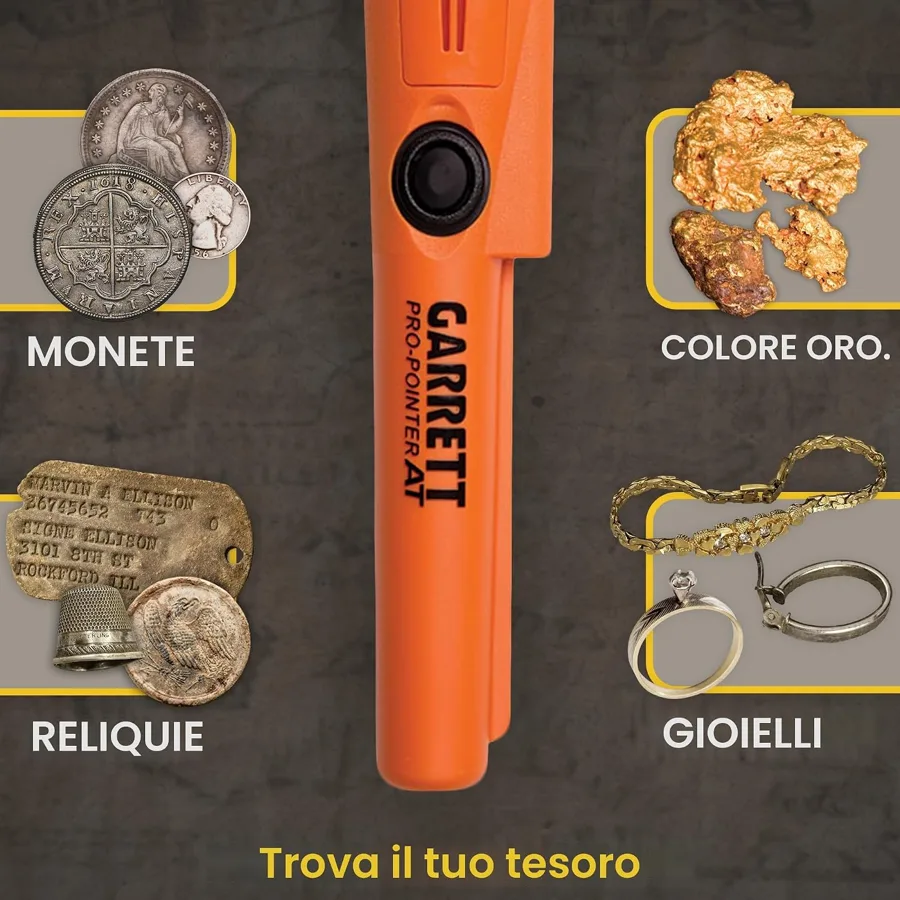 Garrett Pro-Pointer AT tra monete, oro, reliquie e gioielli