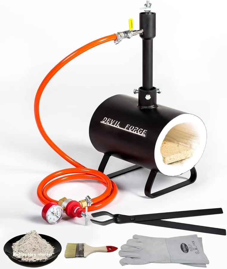 Forgia a gas propano DEVIL-FORGE DFSW con bruciatore DFP