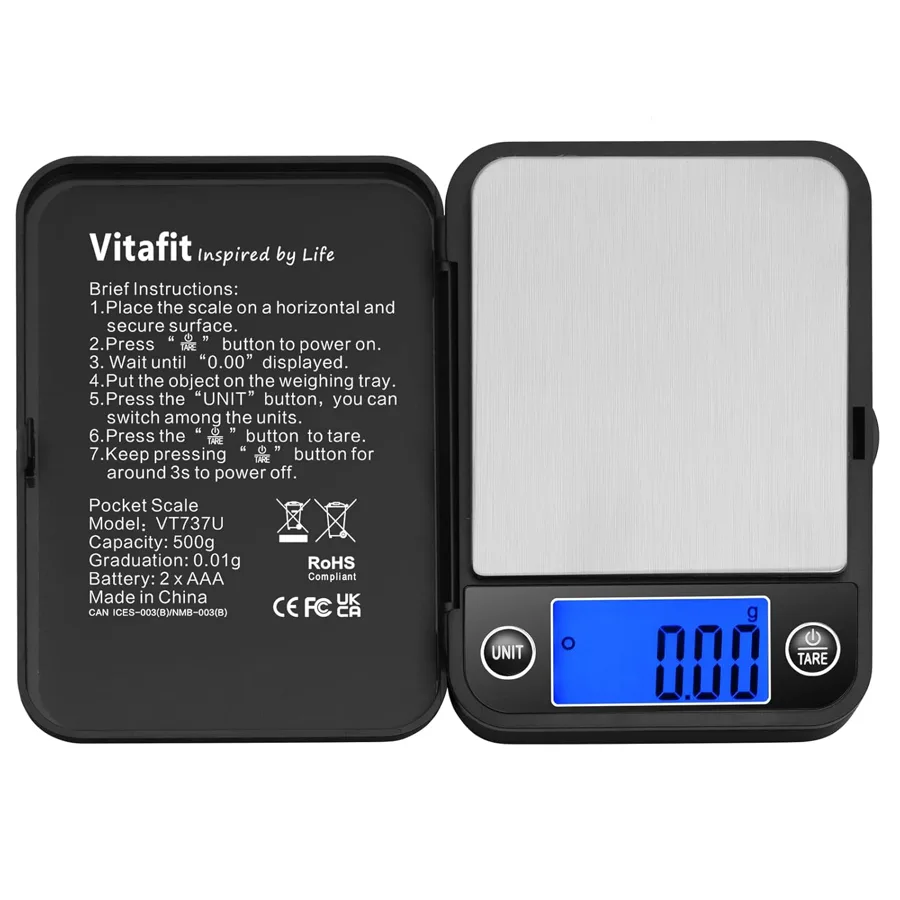 Vitafit bilancia di precisione 0,01 g
