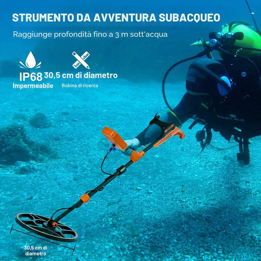 Accessori del metal detector VEVOR TS185A, immagine dalla scheda Amazon.it