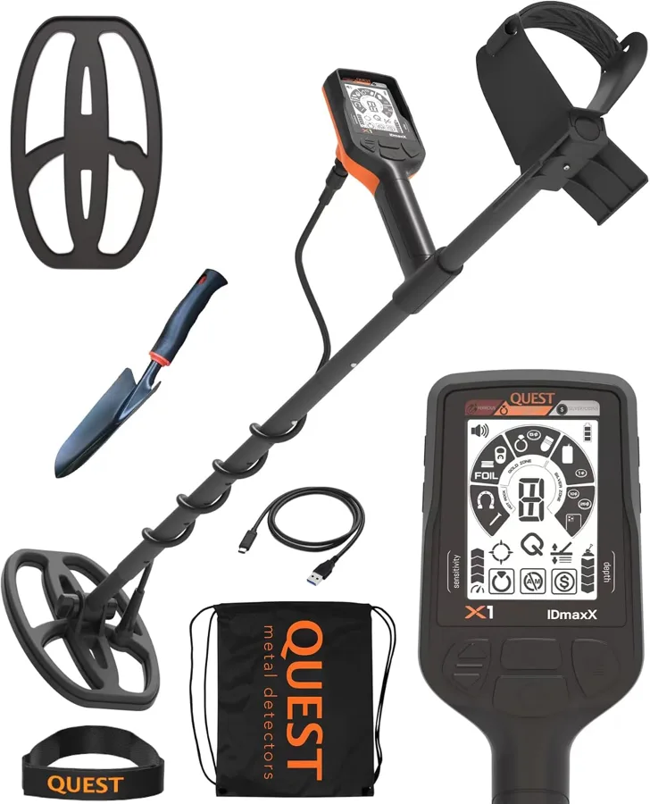Kit metal detector Quest X1 IDmaxX con accessori