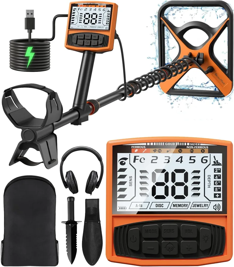 Metal detector per adulti ricaricabile