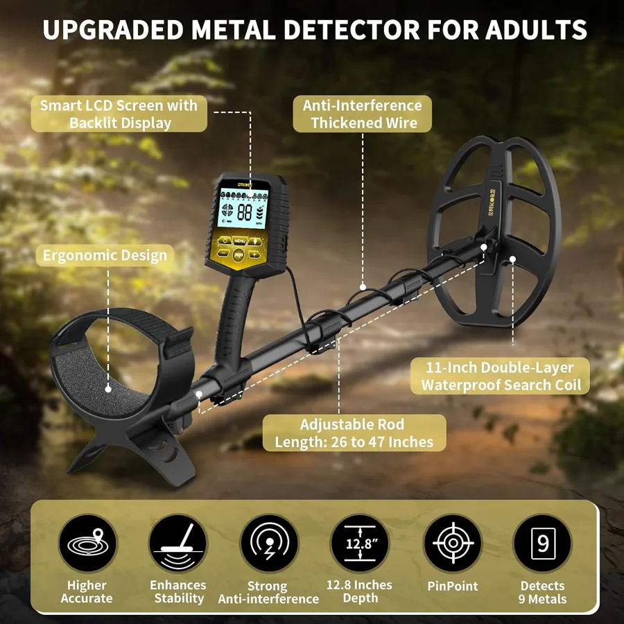 Metal detector SAKOBS, immagine dalla scheda Amazon.it