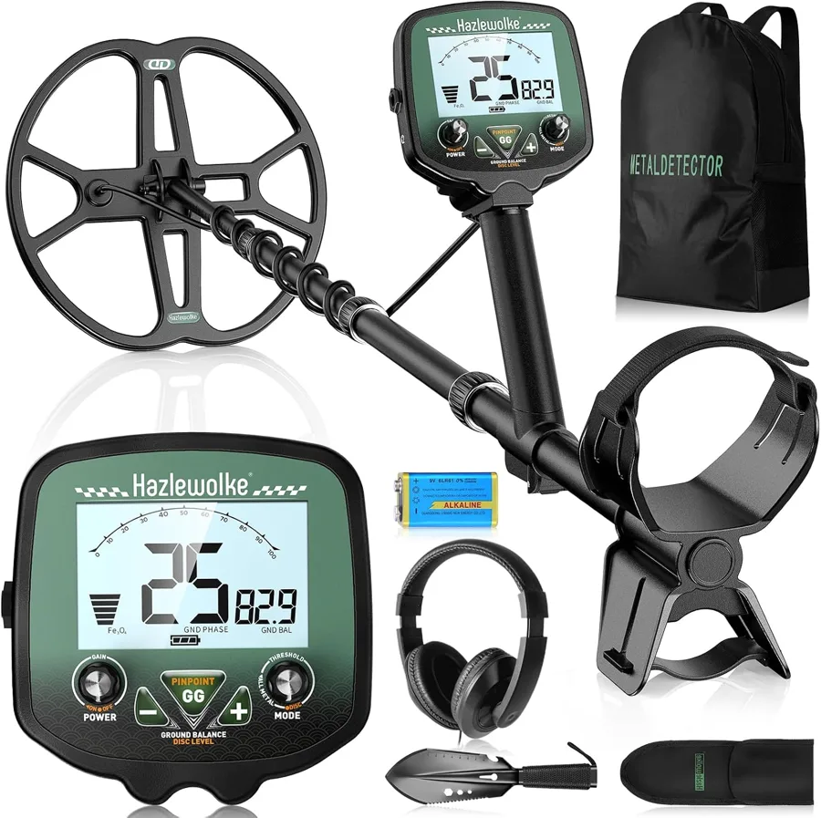 Metal detector con piastra Double-D da 13 pollici