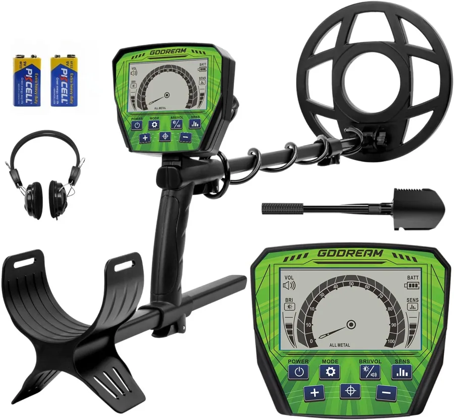 Metal detector GDDREAM MD6012 con bobina da 10 pollici