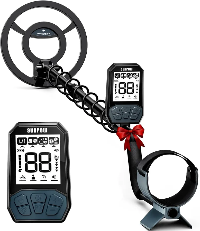 SUNPOW Metal Detector Ricaricabile per Adulti