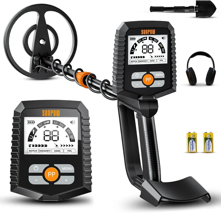 SUNPOW Metal Detector Professionale per Adulti IP68 (2)